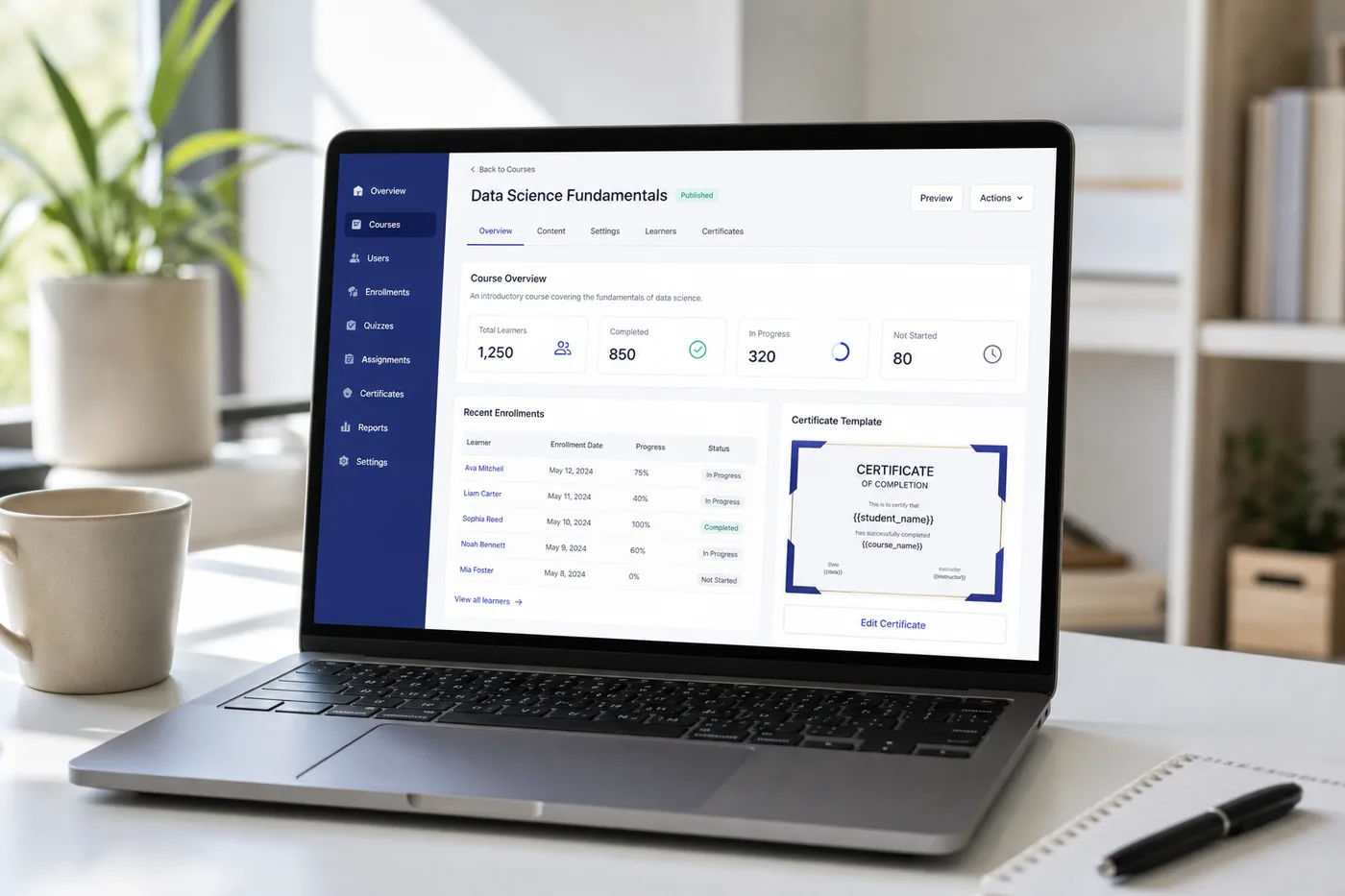 Learning Management Platform